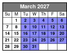 2-Hour Bike Rental in Historic Downtown Sanford March Schedule