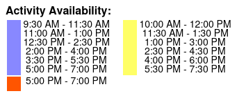 18-20 Minute Day Flight Color Key