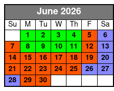SeaWorld Orlando FL June Schedule