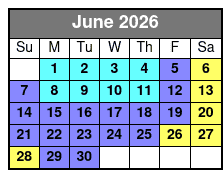 SeaWorld & Busch Gardens 2 Park 2 Day Combo Ticket June Schedule