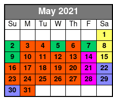 SeaWorld & Aquatica 2 Park 2 Day Combo Ticket May Schedule