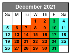 SeaWorld & Aquatica 2 Park 2 Day Combo Ticket December Schedule