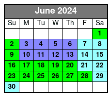 SeaWorld & Aquatica 2 Park 2 Day Combo Ticket June Schedule