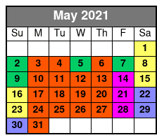 SeaWorld & Adventure Island 2 Park 2 Day Combo Ticket May Schedule