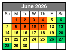 SeaWorld & Adventure Island 2 Park 2 Day Combo Ticket June Schedule