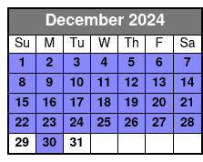 Comfort Seating December Schedule