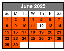 Adventure Wildlife Tour June Schedule