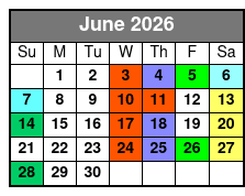 St. Johns Rivership Orlando Lunch and Dinner Cruises June Schedule