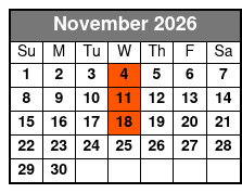 St. Johns Rivership Orlando 1 1/2 Hour Dinner Cruise (Dinner Included) November Schedule