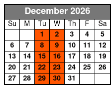 St. Johns Rivership Orlando 1 1/2 Hour Dinner Cruise (Dinner Included) December Schedule