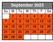 90 Minute Pontoon Cruise in Florida September Schedule