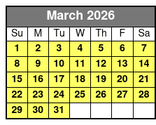 90 Minute Pontoon Cruise in Florida March Schedule