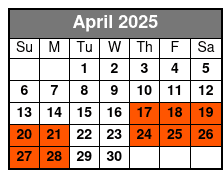 Central Florida Adventure Park - Authentic Dude Ranch Experience April Schedule