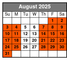 Central Florida Adventure Park - Authentic Dude Ranch Experience August Schedule