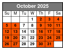 Central Florida Adventure Park - Authentic Dude Ranch Experience October Schedule