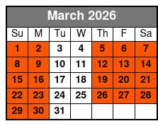 Central Florida Adventure Park - Authentic Dude Ranch Experience March Schedule