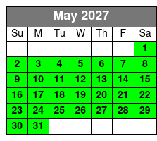 Horseback Ride May Schedule