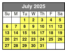Off-Road Segway Adventure Tour July Schedule