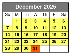 Off-Road Segway Adventure Tour December Schedule