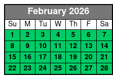 Off-Road Segway Adventure Tour February Schedule