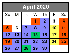 Medieval Times Dinner Show in Orlando April Schedule