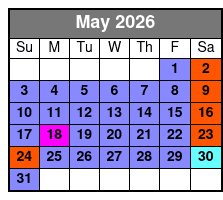 Medieval Times Dinner Show in Orlando May Schedule