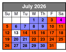 Medieval Times Dinner Show in Orlando July Schedule