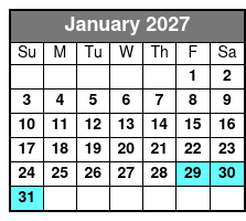 Medieval Times Dinner Show in Orlando January Schedule