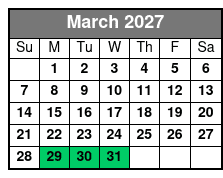 Medieval Times Dinner Show in Orlando March Schedule