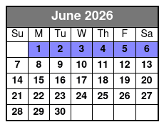 Fright Before Your Eyes 90-Minute Escape Room June Schedule