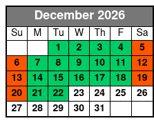 Fright Before Your Eyes 90-Minute Escape Room December Schedule