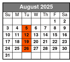 Downtown Orlando Art and Food Tour August Schedule
