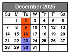 Downtown Orlando Art and Food Tour December Schedule