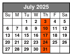 Third Thursday July Schedule