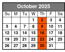 Third Thursday October Schedule