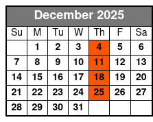 Third Thursday December Schedule