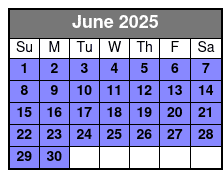 Fun Spot America June Schedule