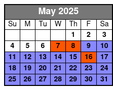 ATV Single Driver Experience May Schedule