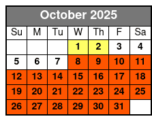 ATV Single Driver Experience October Schedule