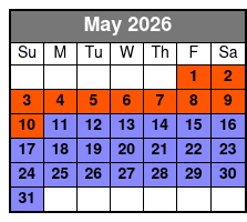 ATV Single Driver Experience May Schedule