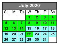 ATV Single Driver Experience July Schedule
