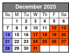 Cirque Du Soleil: Drawn to Life at Disney Springs December Schedule