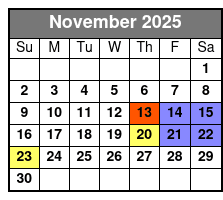 The Winter Park Playhouse November Schedule