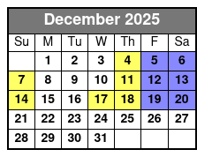 The Winter Park Playhouse December Schedule