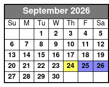 The Winter Park Playhouse September Schedule