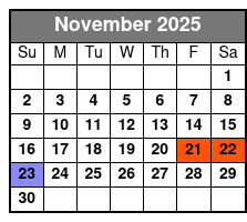 Honkey Tonk Angels Holiday Hoedown November Schedule