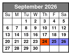 The Rat Pack Lounge  September Schedule