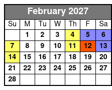 Now Comes the Fun Part February Schedule