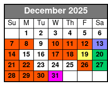 Speakeasy Murder Mystery Dinner Show December Schedule