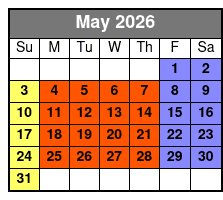 Decision Tactical May Schedule